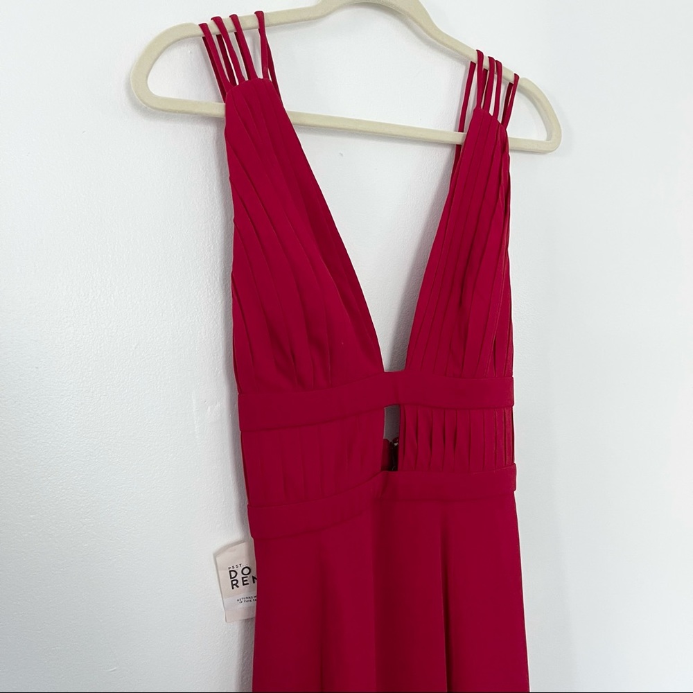 Fame & Partners Red Maxi Bella Vitta Dress for Prom or Wedding NWT